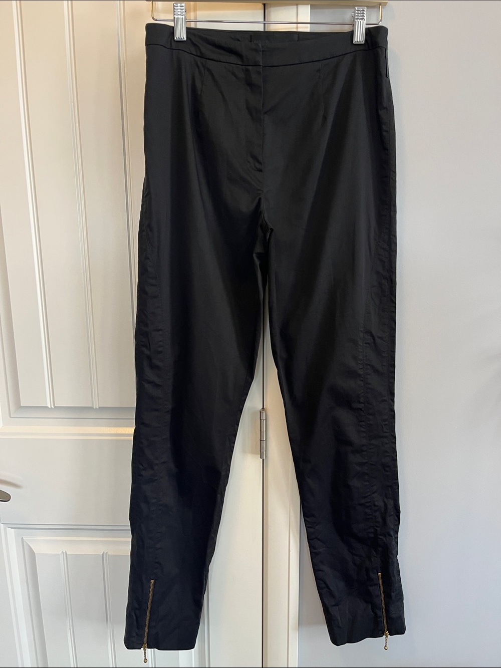 Barbara Schwarzer Zip-Hem Dress Pants S